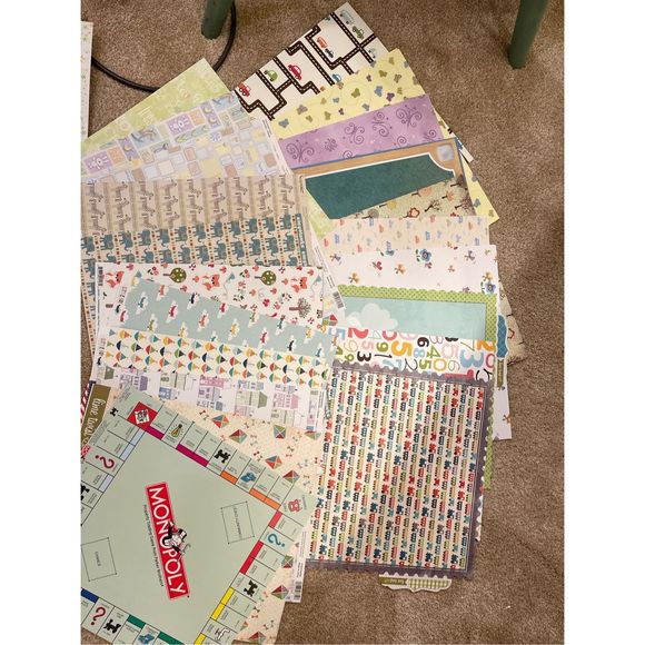 Scrapbook Paper 5 Pounds Various Bundles Crafting Scrapbooking Card Making - Picture 5 of 16